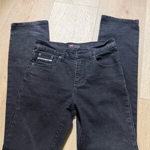 Diesel black straight Slim Jeans